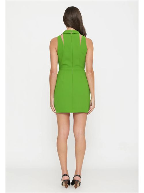 Mini abito in doppio crêpe stretch con dettagli logo ELISABETTA FRANCHI | AB92461E2/EV3